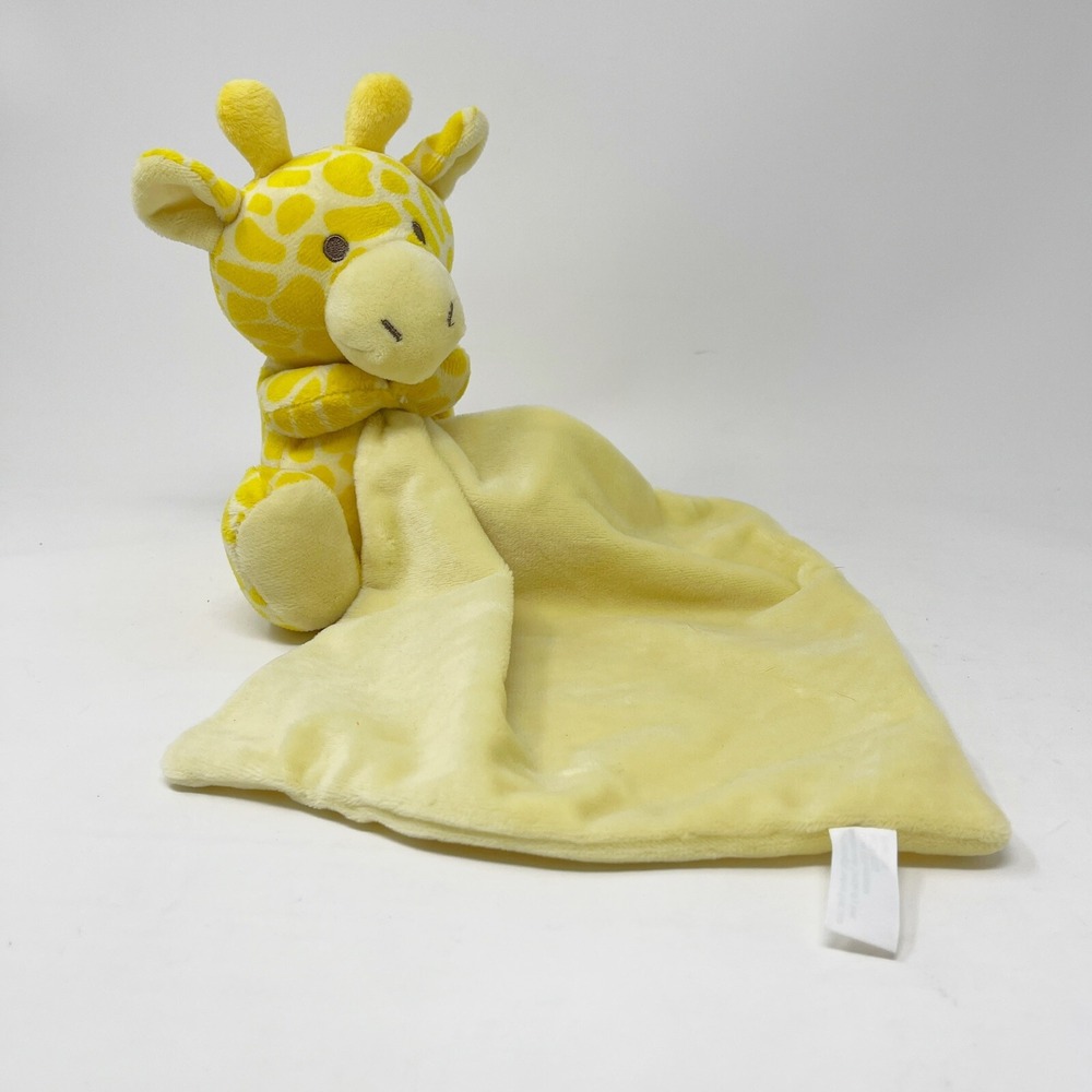 Walgreens Giraffe Baby Lovey‎ Plush Stuffed Animal Blanket Drug Store Yellow
